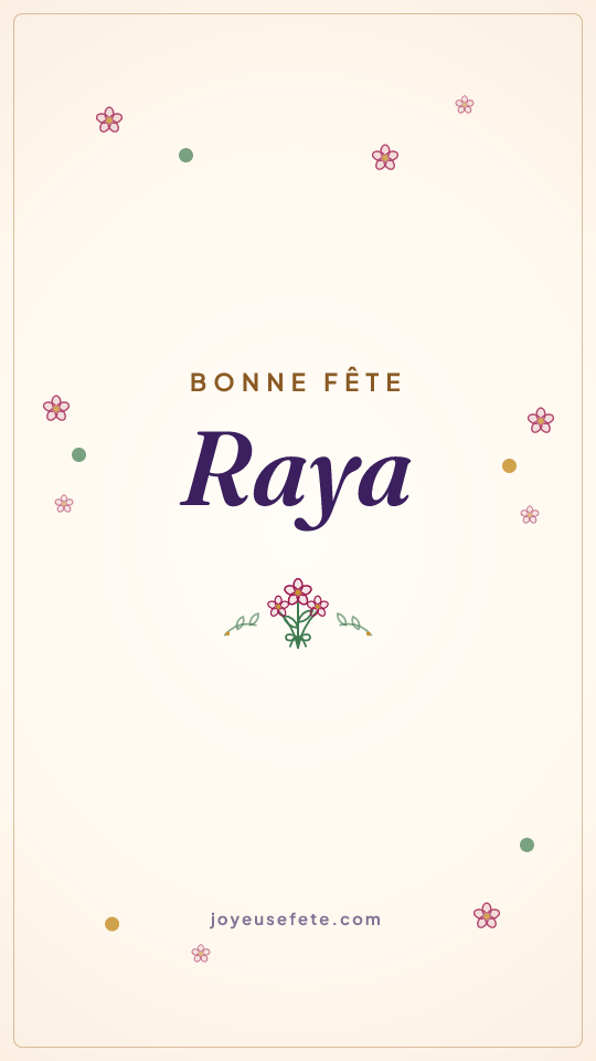 Image « Bonne fête Raya » au format story