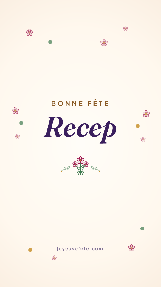 Image « Bonne fête Recep » au format story