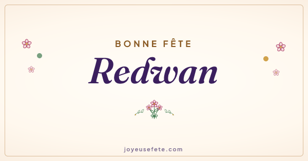 Image « Bonne fête Redwan » au format large