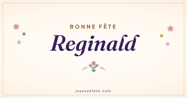 Image « Bonne fête Reginald » au format large