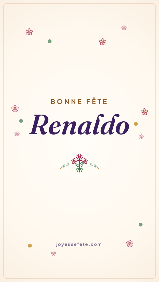 Image « Bonne fête Renaldo » au format story
