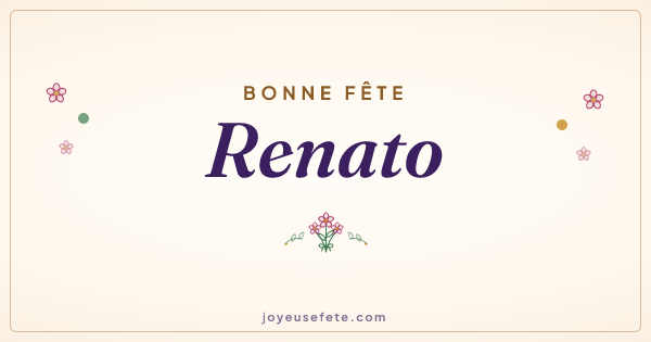 Image « Bonne fête Renato » au format large