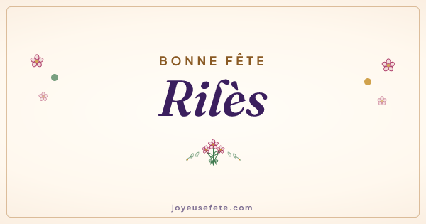 Image « Bonne fête Rilès » au format large