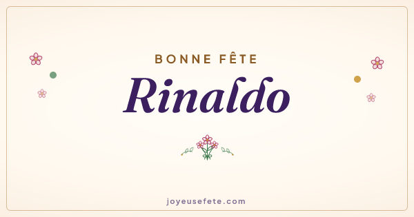 Image « Bonne fête Rinaldo » au format large
