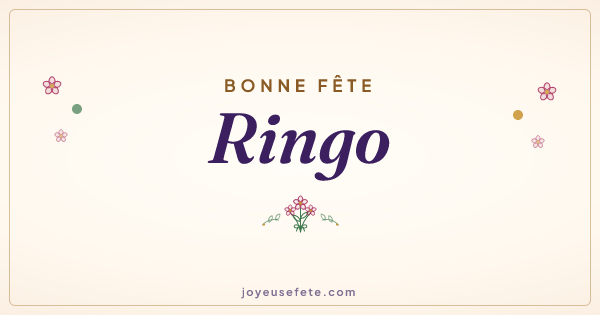 Image « Bonne fête Ringo » au format large