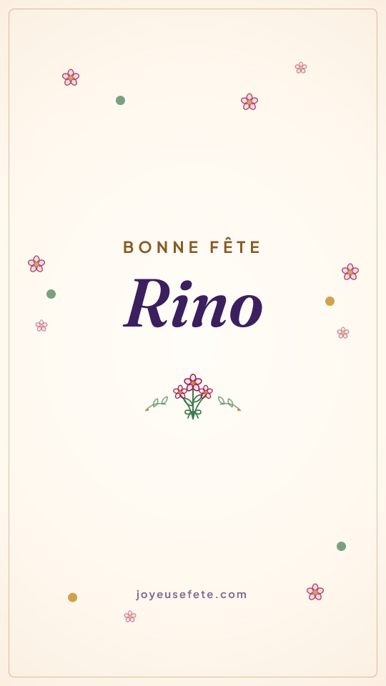 Image « Bonne fête Rino » au format story