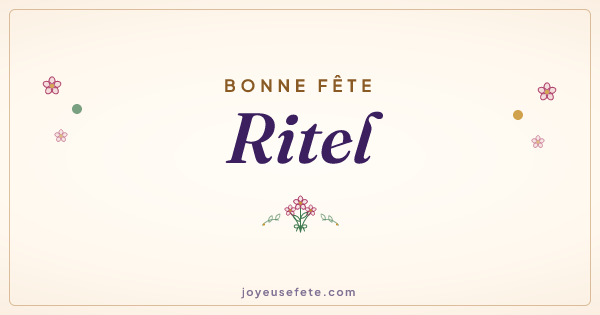 Image « Bonne fête Ritel » au format large