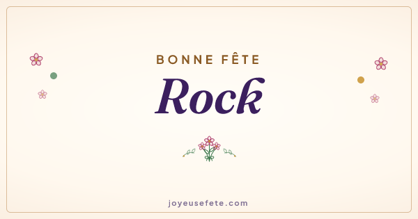 Image « Bonne fête Rock » au format large