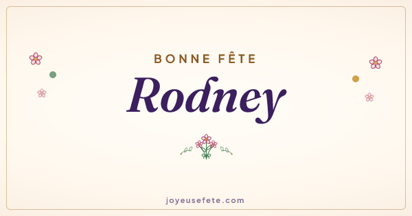 Image « Bonne fête Rodney » au format large