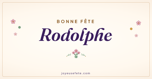 Image « Bonne fête Rodolphe » au format large