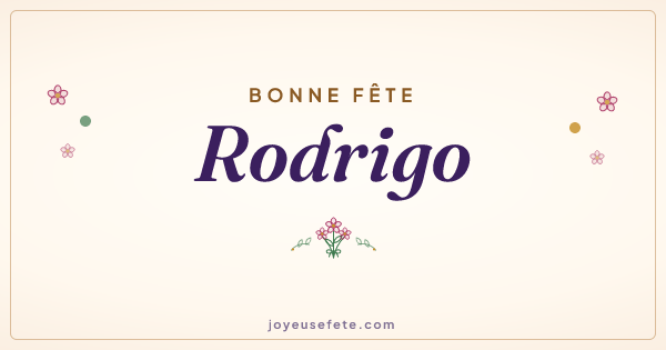 Image « Bonne fête Rodrigo » au format large