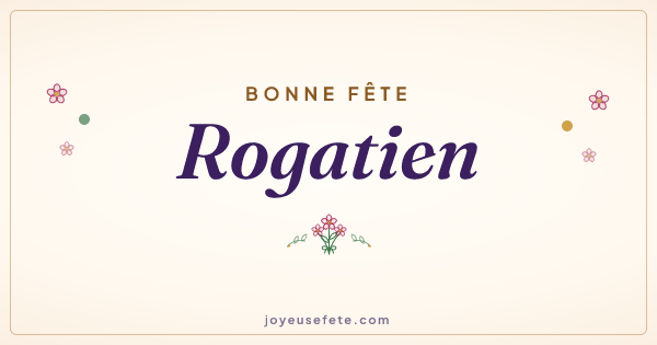 Image « Bonne fête Rogatien » au format large