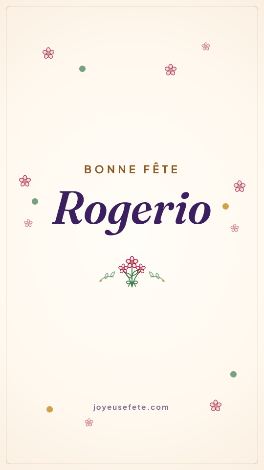 Image « Bonne fête Rogerio » au format story