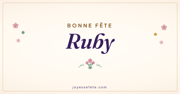 Image « Bonne fête Ruby » au format large