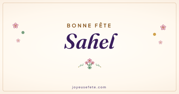 Image « Bonne fête Sahel » au format large