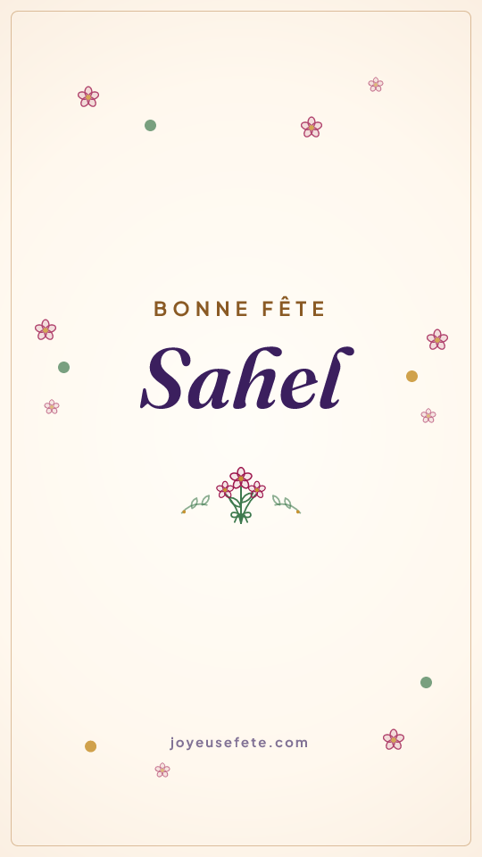 Image « Bonne fête Sahel » au format story