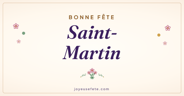 Image « Bonne fête Saint-Martin » au format large