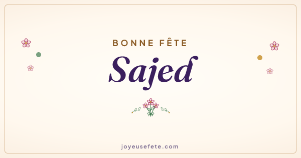 Image « Bonne fête Sajed » au format large