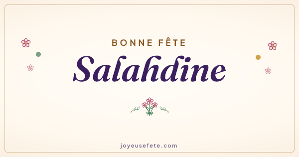 Image « Bonne fête Salahdine » au format large