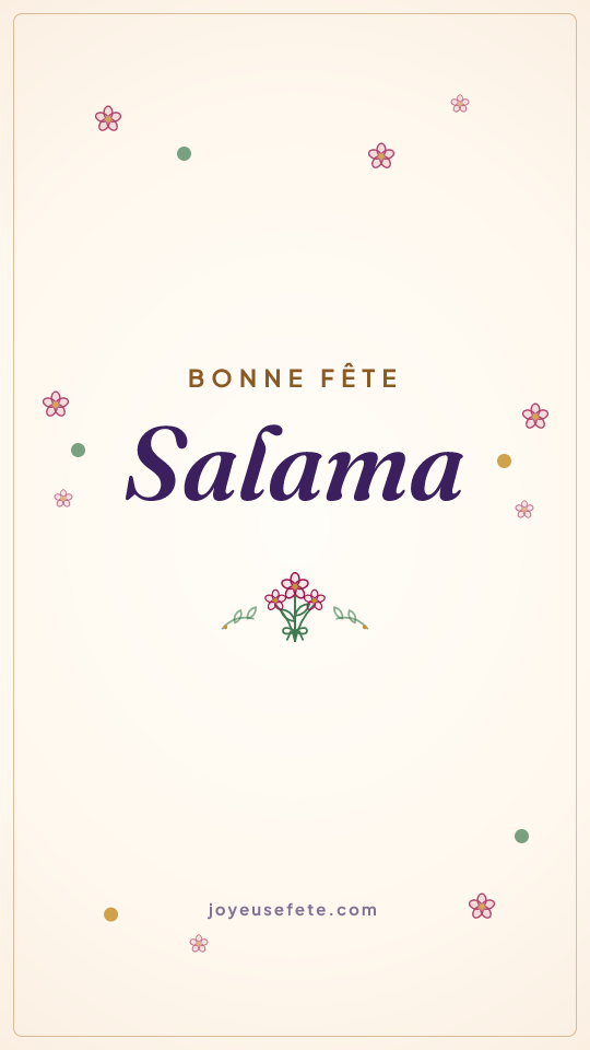Image « Bonne fête Salama » au format story