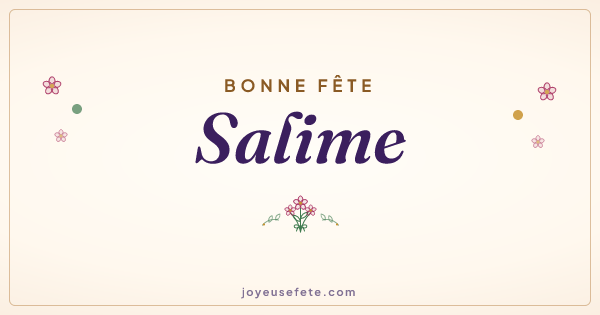 Image « Bonne fête Salime » au format large