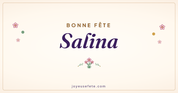 Image « Bonne fête Salina » au format large