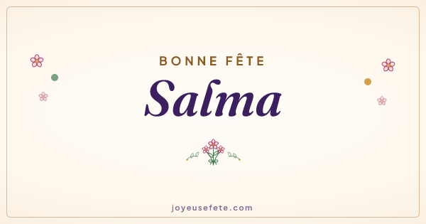 Image « Bonne fête Salma » au format large