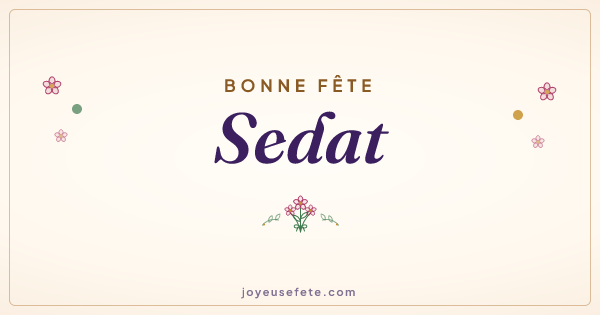 Image « Bonne fête Sedat » au format large