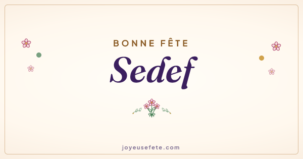 Image « Bonne fête Sedef » au format large