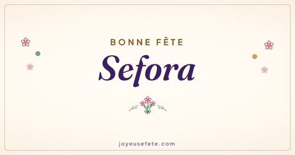 Image « Bonne fête Sefora » au format large