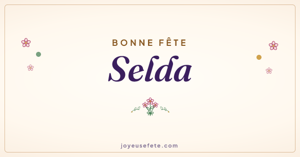 Image « Bonne fête Selda » au format large