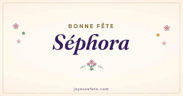Image « Bonne fête Séphora » au format large