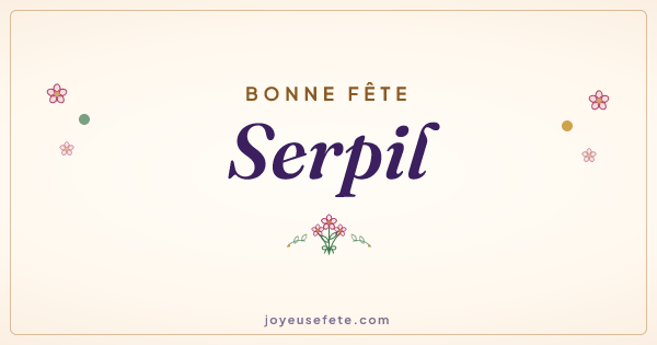 Image « Bonne fête Serpil » au format large