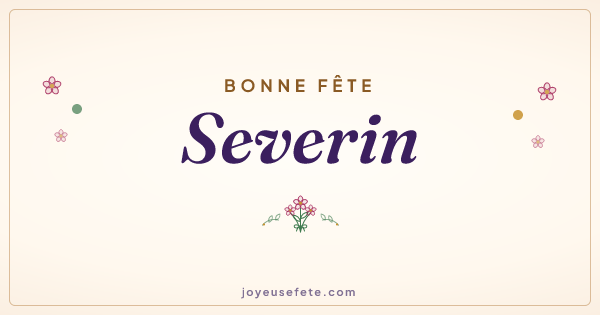 Image « Bonne fête Severin » au format large