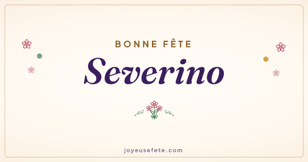 Image « Bonne fête Severino » au format large
