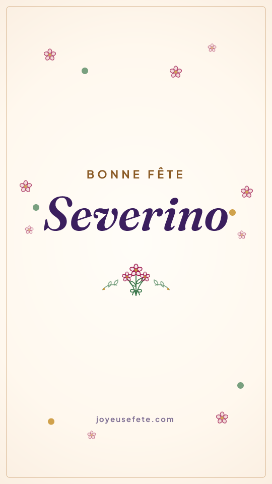 Image « Bonne fête Severino » au format story