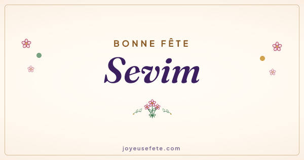 Image « Bonne fête Sevim » au format large