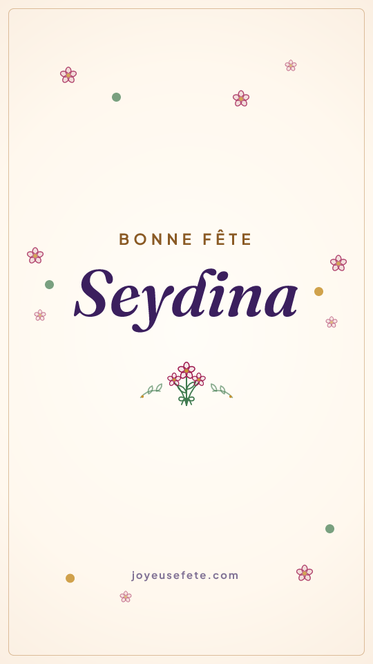 Image « Bonne fête Seydina » au format story