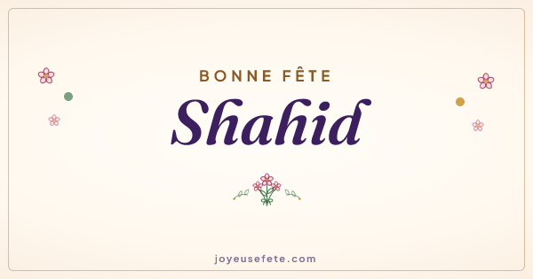 Image « Bonne fête Shahid » au format large