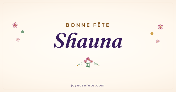 Image « Bonne fête Shauna » au format large
