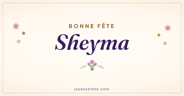 Image « Bonne fête Sheyma » au format large