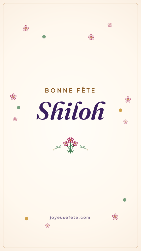 Image « Bonne fête Shiloh » au format story