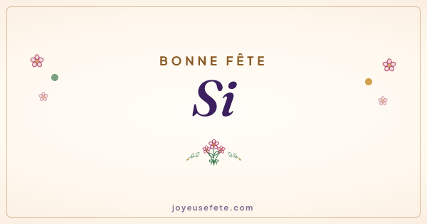 Image « Bonne fête Si » au format large