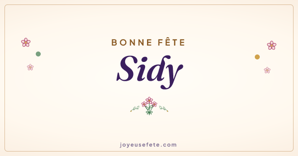 Image « Bonne fête Sidy » au format large