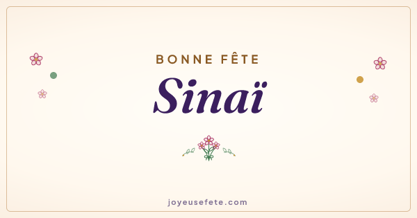 Image « Bonne fête Sinaï » au format large