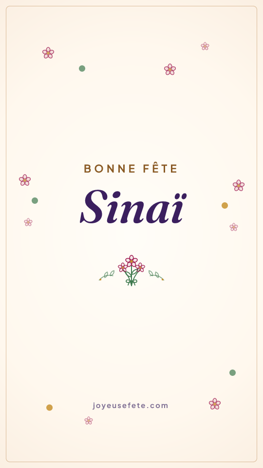 Image « Bonne fête Sinaï » au format story