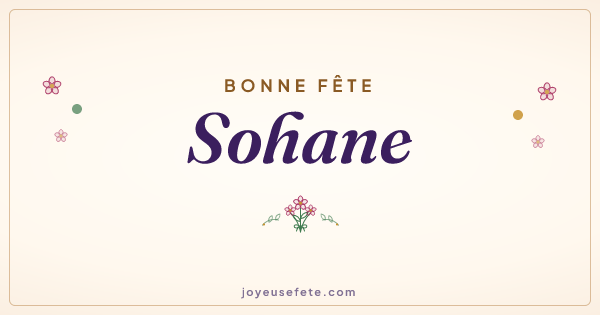 Image « Bonne fête Sohane » au format large