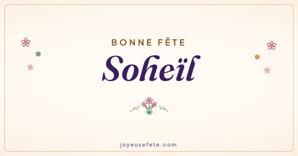 Image « Bonne fête Soheïl » au format large