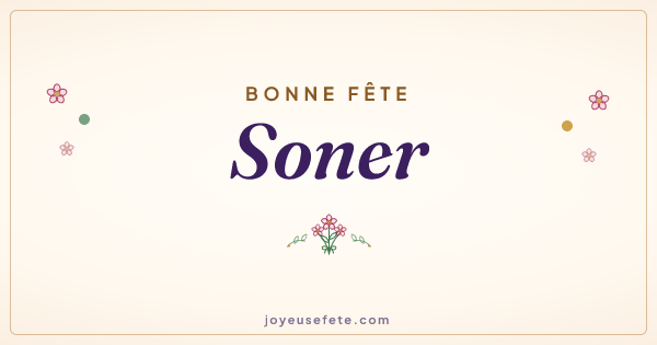 Image « Bonne fête Soner » au format large