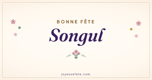 Image « Bonne fête Songul » au format large